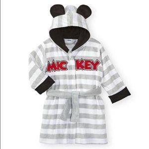 Boy’s Disney Mickey Mouse Hooded Bath Robe 5T